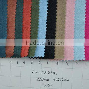 Cotton Linen Fabric wholesale flax