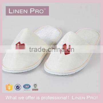 Linen Pro Hotel Slipper Slipper Socks with Rubber Sole