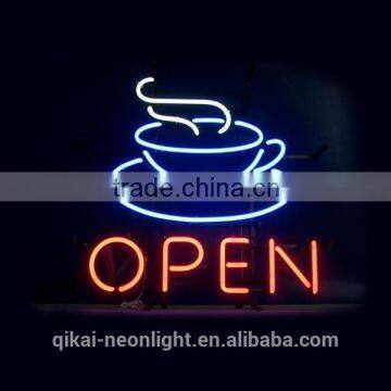 neon sign customer design neon light open word light hanging tap table light