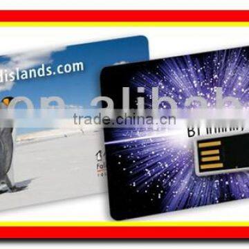 bulk cheap color printing logo 2 sides wholesale card usb flash drive