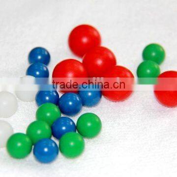 2.381-38.1mm POM plastic ball for retail