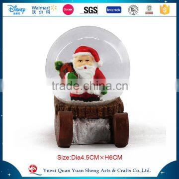 Custom Plastic Glass Resin Christmas Snow Ball