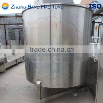 Livestock blood collection tank for pig abattoir equipment