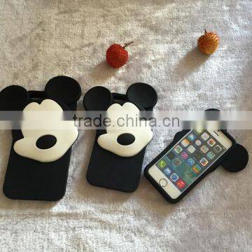 Minidandan3d Cute Cartoon Mouse Micky Protective Silicone Gel Case Covers for Apple iphone6