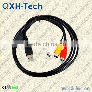 High Quality USB input to AV output cable