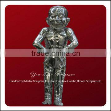 Outdoor Large Abstract City Stainless Steel Statue