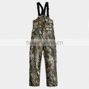 Custom inslated camo hunting pants