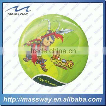 souvenir hot sale custom printing cartoon metal tin button badge