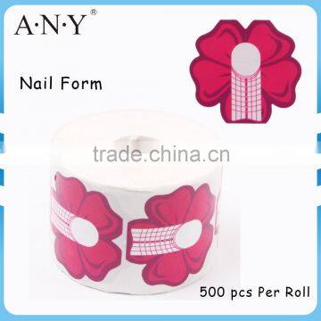 ANY Nail Art Extension Nails Building Shaping Flower Nail Form 100 PCS