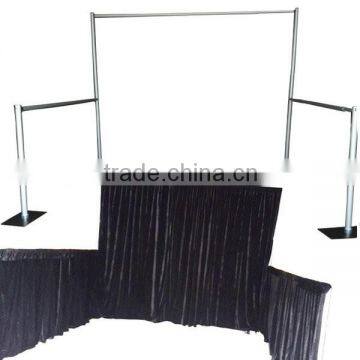 Tradeshow Booth Structure Pipe and Drape Hot Selling 10ft X10ft Convention Curtain and Pipe Kits