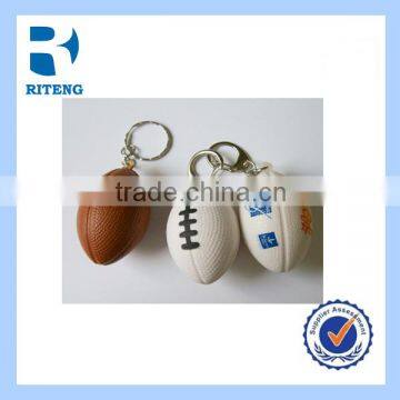 promotional silicone key chain ring for ball design