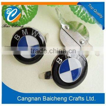 Wholesale high quality 3d engraved and epoxy coating metal badge for car/souvenir as promotion gift