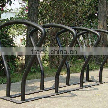 Galvanized garbage parking bike racks bike kick stand