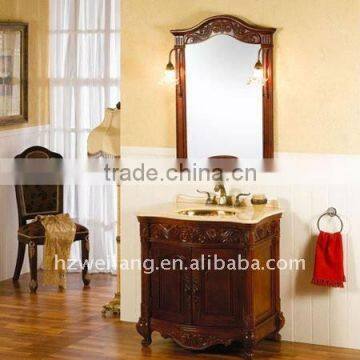 European Antique style Solid Wood Bathroom Vanity