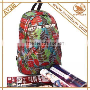 Fashion School Girl Backpack Day Backpack With Metal Rivet photo-4