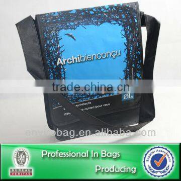 Shoulder Bag Non Woven w/ Flap