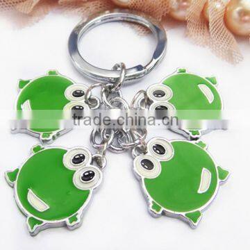 Fashion Sunflower Butterfly Ladybug Charms Enamel Silver Epoxy Keychain photo-4