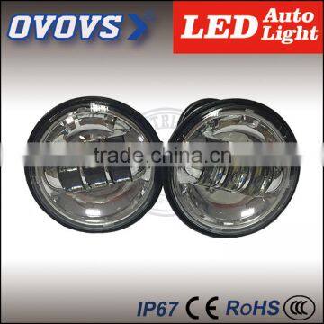 OVOVS 12V Round 30W Fog Work Lamp Spot for Off-Road ATV Utility