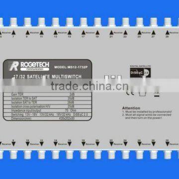 New style 17 in 32 output satellite multiswitch(MS12-1732P)