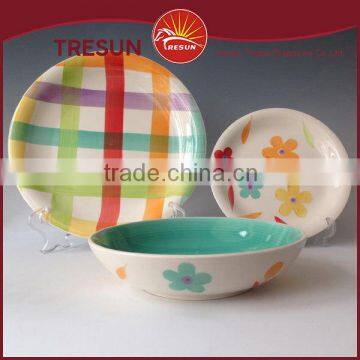 Flower Round Shape High Quality Handpainted 18pcs Dinnerset/dinner Ware/tableware photo-4