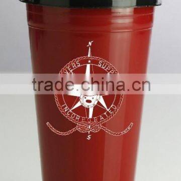 Good Quality 16OZ Double Wall Plastic Coffee Cup With Lid