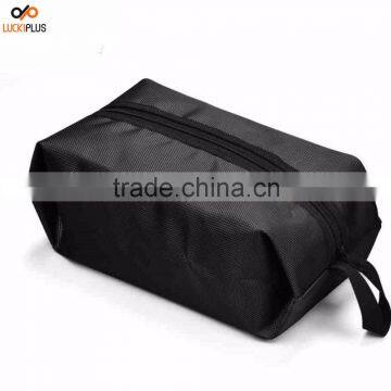 Luckiplus Portable Waterproof Nylon Travel Shoe Bags Black photo-3