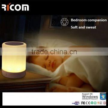 Patented touch sensor led table lamp with mini speaker-BSP-S17-Ricom