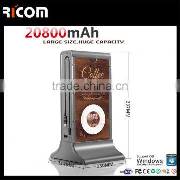 Hot Trending Products For 2016 Restaurant Power Bank Menu Restaurant Advertising Menu 6000mah-20800 Power -PB102--Shenzhen Ricom photo-6