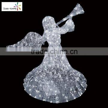 Fantasitc light up angel fancy outdoor lighted christmas angels with high quality outdoor angels led for sale