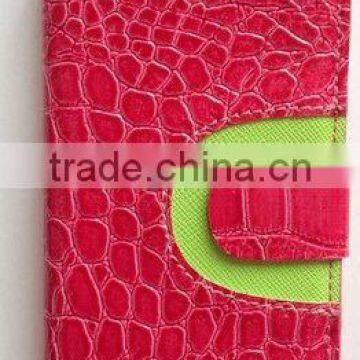 Contrast Colors Flip Case With Magnetic Closure for iphone 5