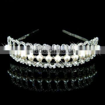 New designs rhinestone adults birthday tiara cheap princess crown