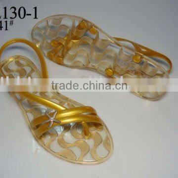 ladies crystal jelly shoes