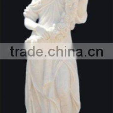 Country girl stone statue DSF-CD012