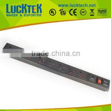 19inch 1.5U 8ways UK power outlets PDU