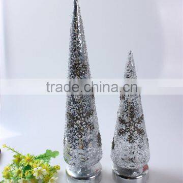 China Manufactuer Mouth Blown Christmas Tree With Led for Hoiliday Indoor Decoration photo-2