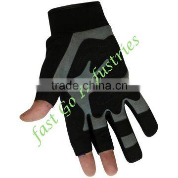 Half Finger Mechanic Gloves