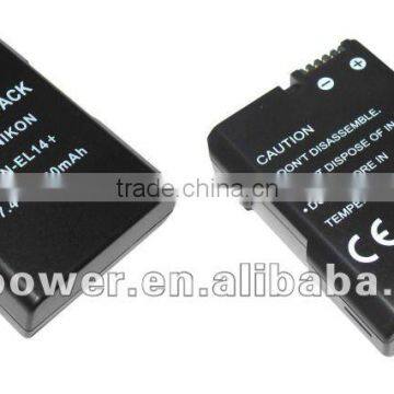 Full chipped EN-EL14 battery For Nikon D3100 D3200 D5100 P7000 P7100