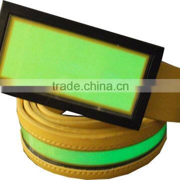 High quality EL light belt,Electroluminescent flashing belt,Electroluminescent belt