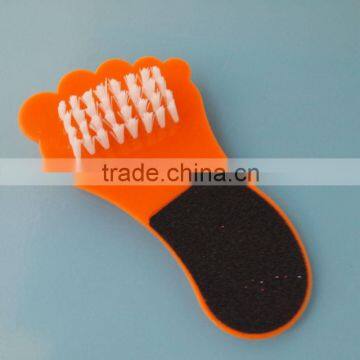 JBC-037 Foot shaped with brush emery boards nail files foot files