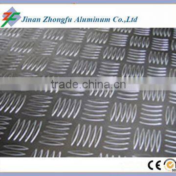 Hot Sale Grade 1060 H24 Embossed Aluminum Plate for Non-slip