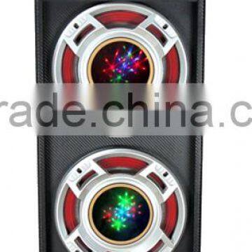 Professional portable DJ stage flashlight bluetooth speaker