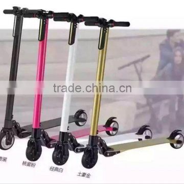 2016 popular new product light carbon fiber electric scooter