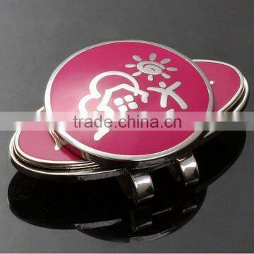 2016 hot selling female pink money clip for business