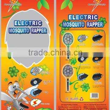 QX704-1 Rechargeable Electric Mosquito Bat Mosquito Killer Mosquito Swatter With Round or Flat Plug