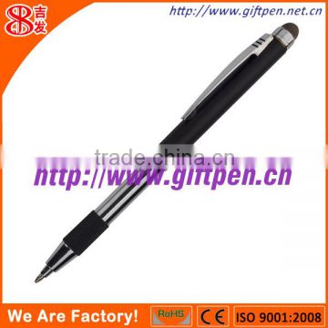 Stainless steel telescopic stylus pen with ballpen for promotion