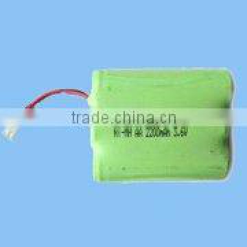 Hgih capacity rechargeable battery aa ni-mh battery 3.6v 2200mah