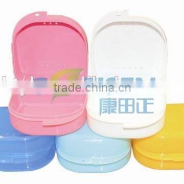 denture boxes/retainer boxes/storage teeth boxes with membrane,with mirror,with net