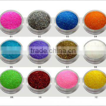 nail glitter powder, High quality glitter powder for acrylic nail decoration, colored glitter powder for acrylic nail