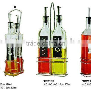 glass oil bottle