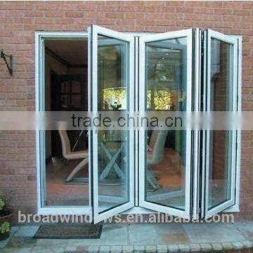 Aluminum glazing vertical hinged door, casement doors